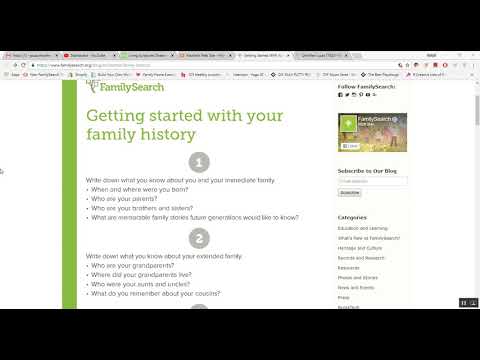 12 Simple Steps to Beginning to Your Family Research Part 2
