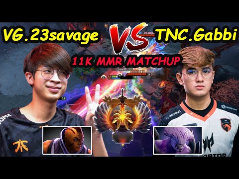 11K MMR CARRY MATCH UP VG 23savage [Anti Mage] Top1 MMR vs TNC Gabbi Faceless Void Dota 2 Gameplay