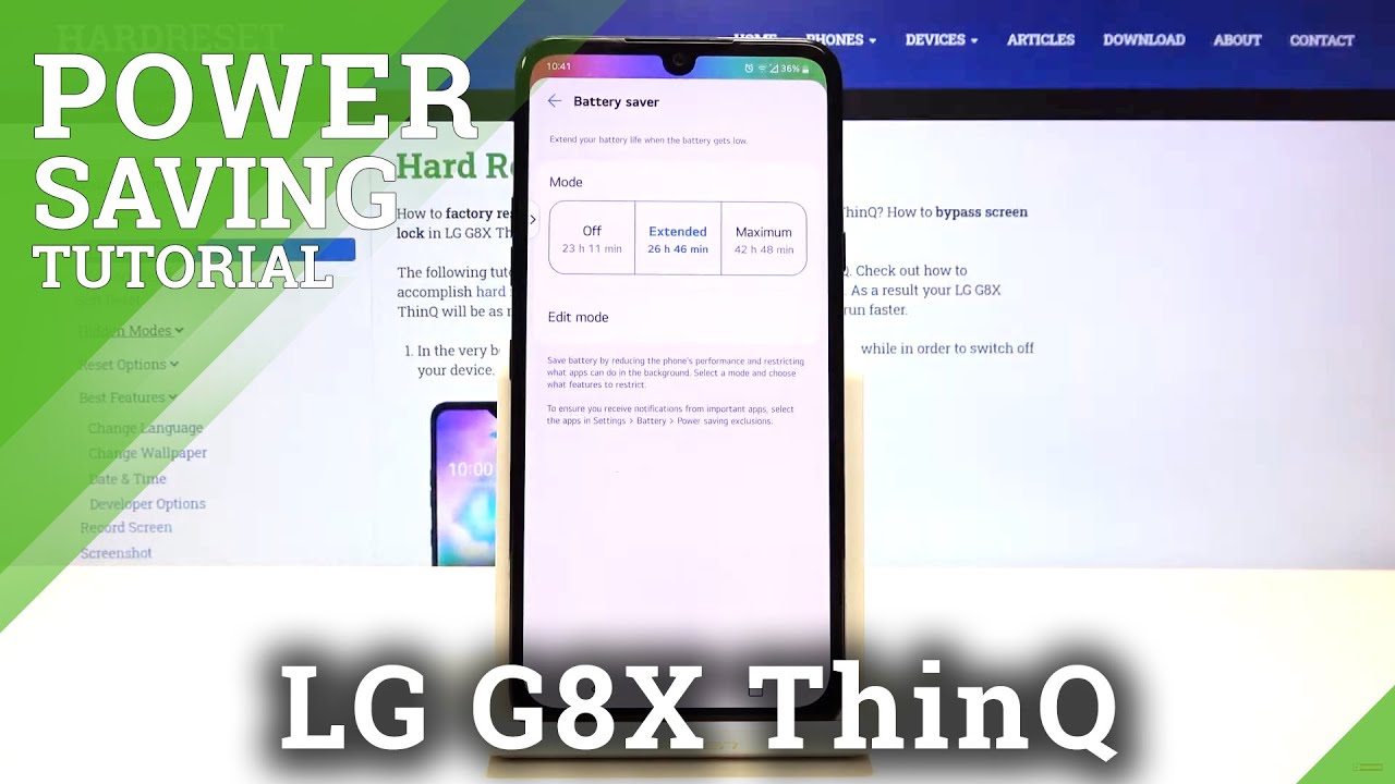 How to Enable Power Saver in LG G8X ThinQ – Extend Battery Life