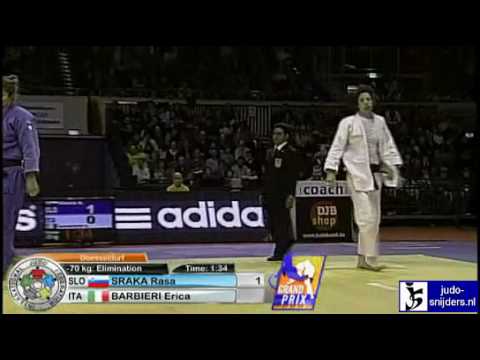 Judo 2010 Grand Prix Dusseldorf: Rasa Sraka (SLO) - Erica Barbieri (ITA) [-70kg]