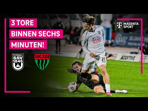 SSV Ulm 1846 - 1. FC Schweinfurt 05, Highlights mit Live-Kommentar | 3. Liga | MAGENTA SPORT