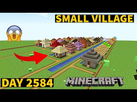 Insane Minecraft Village Build in 2023 - Day 2584