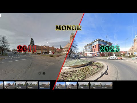 Így változott Monor (2011 vs. 2023)
