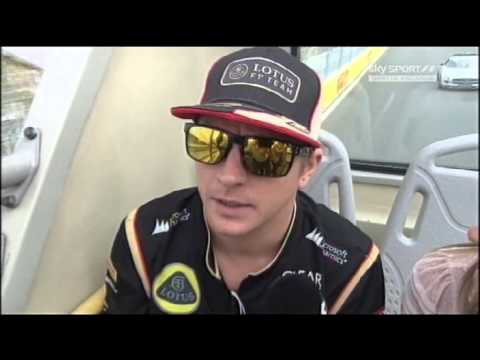 Korea, interview to Kimi during drivers' parade - 06/10/2013