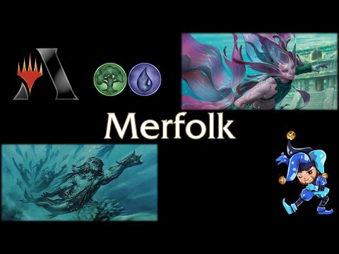 Blue Green Merfolk - Historic Magic Arena Deck - March 12th, 2021