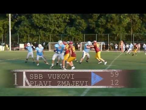 SBB VUKOVI-PLAVI ZMAJEVI 59-12 SAAF 2013 1/2 Finale