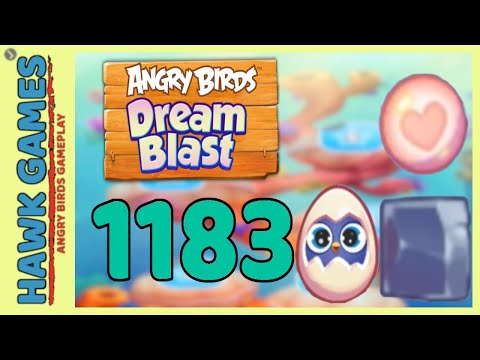 Angry Birds Dream Blast Level 1183 - Walkthrough, No Boosters