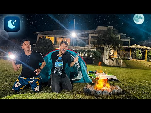 PASSAMOS A NOITE FORA DA CASA!! ( ACAMPAMOS FORA )