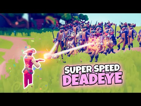 SUPER SPEED DEADEYE VS EVERY FACTION. CHEERLEADER + FAST ATTACK | TABS WILD WEST UPDATE