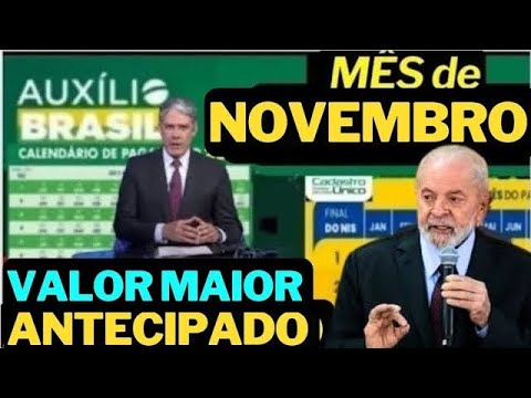 OFFICIAL NOVEMBER CALENDAR FOR BOLSA FAMÍLIA 2025! NEW ADVANCE PAYMENTS OF AUXÍLIO BRASIL! SEE NOW