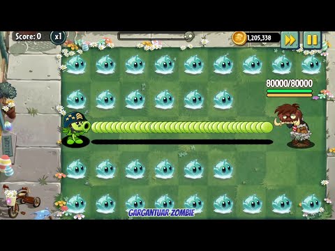 1000 Plants Level 1 Vs Tuskhead Zombie LEVEL 50 - Who Will WIn? - PvZ 2 Battlez