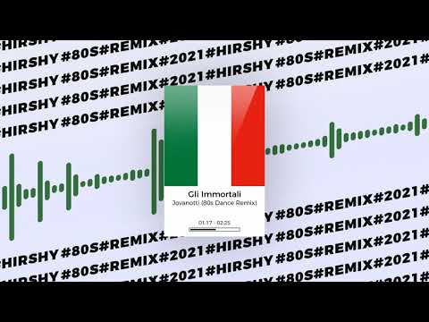 Jovanotti - Gli Immortali (80s Dance Remix 2021)