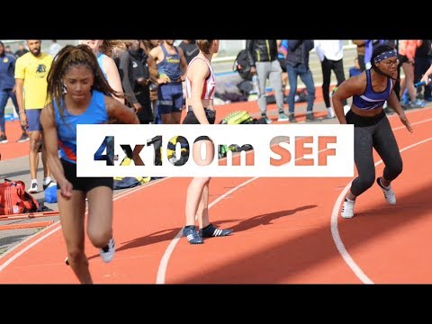 4X100M SEF  - Championnat de France des Clubs - Tour I - Pointoise 5 Mai 2019
