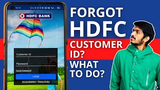 Forgot HDFC Bank Customer ID? | How to See HDFC User ID if Forgot?