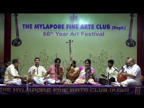 Chandram Bhaja Manasa in Asaveri - Lalgudi Duo with Trichy Sankaran & Ghatam Suresh @ MFA 01012018