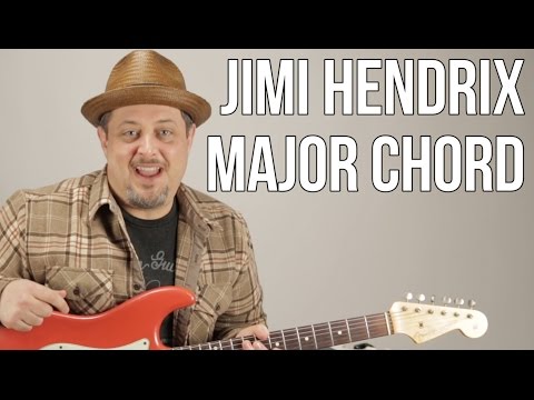 Jimi Hendrix Major Chord Concept and Embellishments for Blues and Rock
