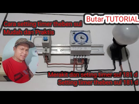 Memasang dan setting timer theben sul 181 d