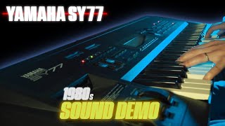 Video thumbnail for YAMAHA SY77 (1989) - SOUND DEMO (No Talking, Only Playing) by Eaglechild
