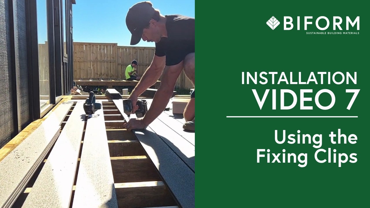 BiForm Installation Video 7: Installing the Concealed Fixing Clips
