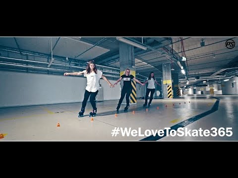 Czapla underground slalom inline skating