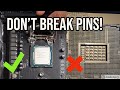 How To Install An Intel CPU Without Breaking Pins Under 60 Seconds LGA 1200