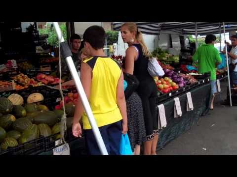 Market in Olbia, Italy
