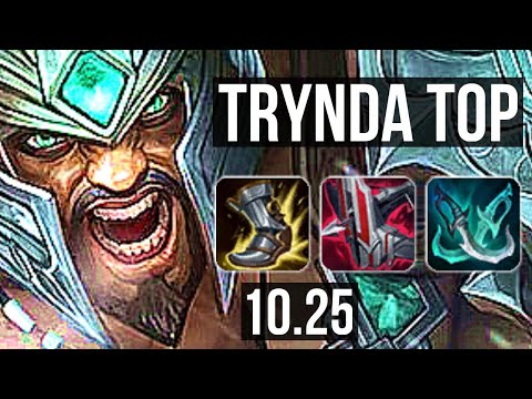 TRYNDAMERE vs PANTHEON (TOP) | 5/1/2, 300+ games | KR Challenger | v10.25