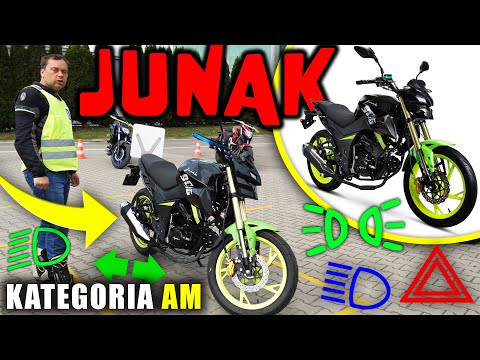 Kategoria AM Czynności kontrolno-obsługowe JUNAK - PIERWSZE PRAWO JAZDY od 14 lat || EGZAMIN WORD