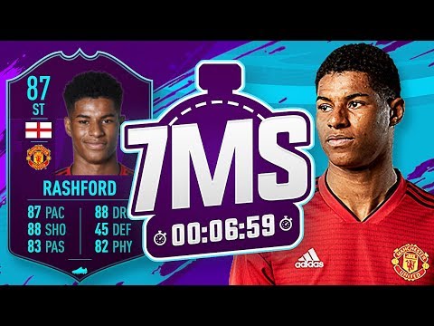 100K PACKS! POTM WONDERKID RASHFORD!! 7 MINUTE SQUAD BUILDER!! - FIFA 19 ULTIMATE TEAM