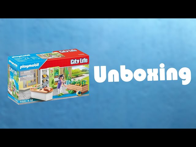 Vídeo relacionado con PLAYMOBIL City Life 71333 Cantina, Puesto de Venta con máquina de Botellas rellenables, Juguetes para niños a Partir de 4 años