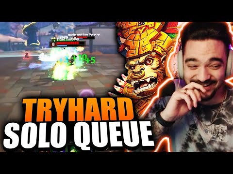 I Soloqueued and Tryharded as Hun Batz in Ranked Joust! - Smite 1