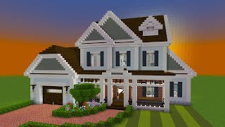 Minecraft: How to Build a Suburban House #10 | PART 1