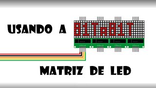 Usando a matriz de led