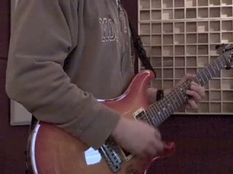 Steve recording guitars at Sound Surgeon Studios.