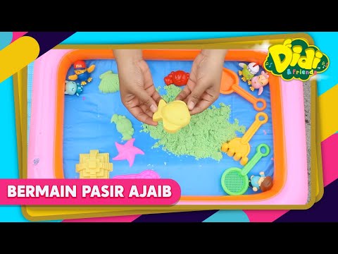 Bermain Pasir Ajaib | Membuat Penyu Menggunakan Kinetik Sand | Didi & Friends Indonesia