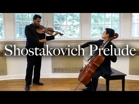 Shostakovich Prelude for Cello and Viola | Nathan Chan and Michael Casimir