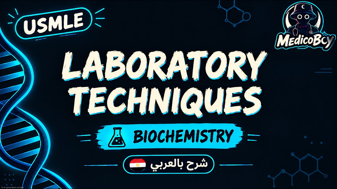 Laboratory Techniques | USMLE Step 1 | شرح بالعربي