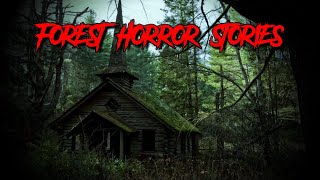 (3) Creepy FOREST Horror Stories Cult Encounter &a