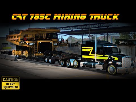 American Truck Simulator: 167,454 lb CAT Mining Truck - Flagstaff to Kingman, AZ