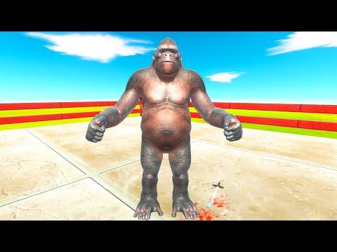 REMASTERED GORO THE GIANT VS EVERY UNIT | ANIMAL REVOLT BATTLE SIMULATOR