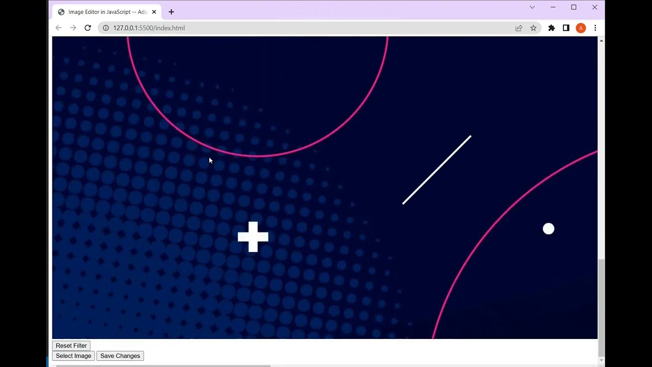 Learn how to make a simple image editor using javascript
