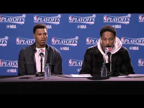 Raptors Playoffs Post Game: Kyle Lowry & DeMar DeRozan - April 16, 2016