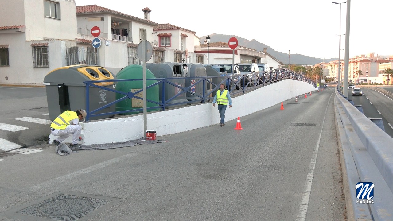 Trabajos de pintura en el Tejarillo