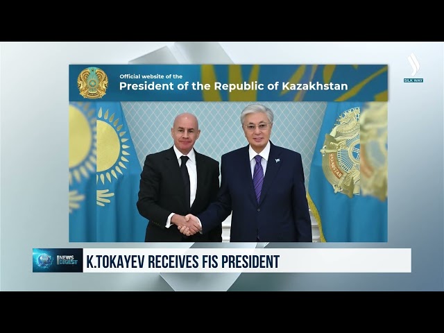 Kassym-Jomart Tokayev receives FIS President