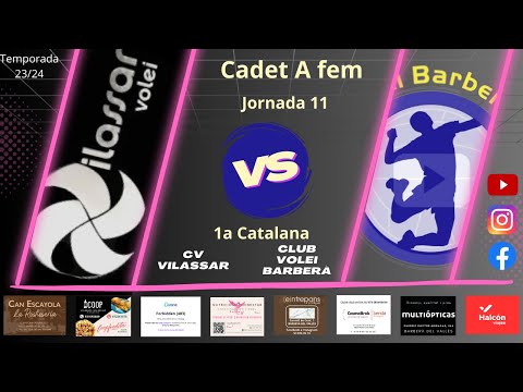 CV Vilassar de Mar vs CV Barberà, Cadet A Femení, 04/05/24, 1a Catalana, #Aymibarberà!!