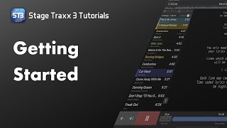 Video thumbnail for Getting Started with Stage Traxx 3 by Stage Traxx
