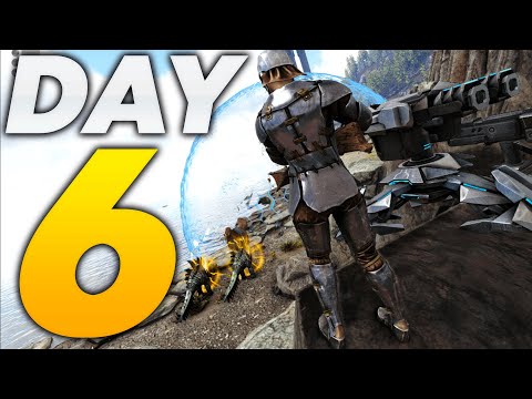 I SOLO Defended My Broken Modded Cave From The ALPHAS - Ark