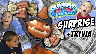 Skylanders Trap Team MONEY GRAB! Small Fry Surprise + Trivia + Gameplay + Unboxing FUN!