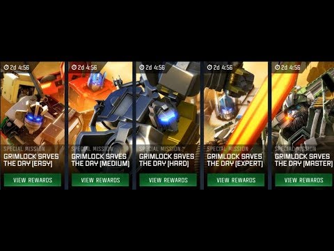 Transformers: Forged to Fight - Grimlock Saves the Day! Special Mission [Story]