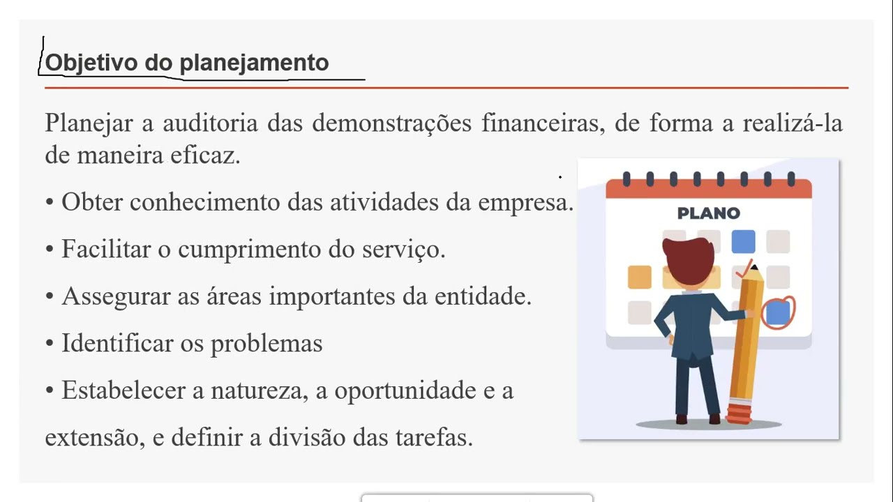 Auditoria das demonstrações contábeis - NBC TA 300 "planejamento de auditoria"